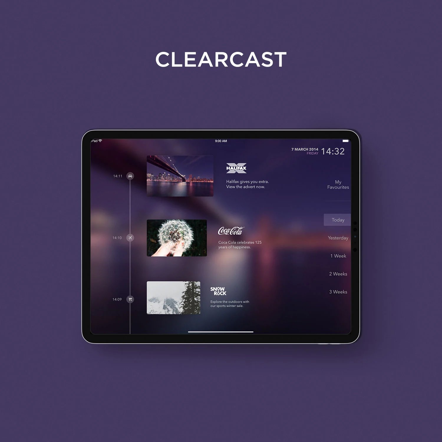 Clearcast iPad app