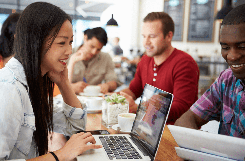 A client working with a business to integrate customer empathy