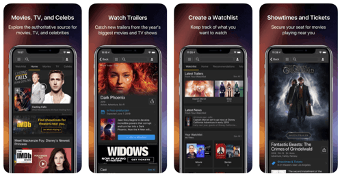 IMDB Movie App Development Screenshots