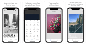 Snapseed Mobile Photo Editing Development App Store Screenshot Example